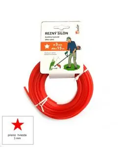 Tăiere silon STAR 3.0mm/15m GARDENKUS KLC Noutate