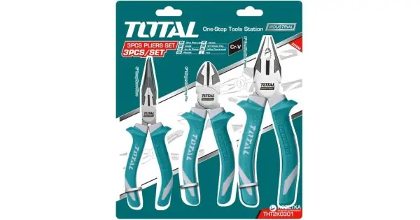 Bestseller Set clesti 3 buc (Cleste patent 8" / 200mm, Cleste taietor 7"/ 180 mm, Cleste cu varf ascutit 6" / 160 mm) - Cr-V (INDUSTRIAL)