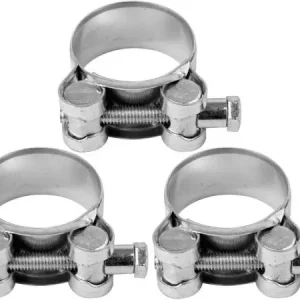 Set 3 cleme zincate cu surub, 32-35/20mm 73793 Cumpărături sigure