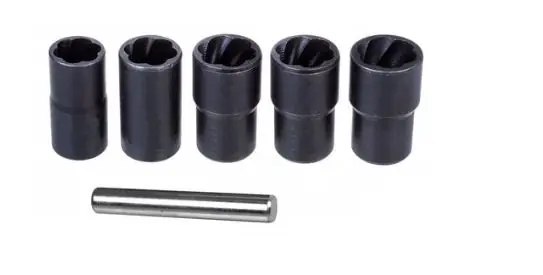 Tubulare extractoare pentru piulițe uzate 6 buc Bestseller