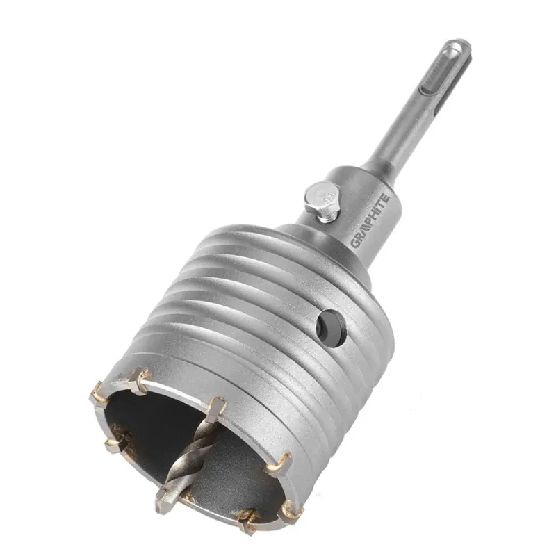 Burghiu cu coroană pentru zidărie 65 mm cu adaptor SDS+ și burghiu pilot 55H321 Ultima șansă