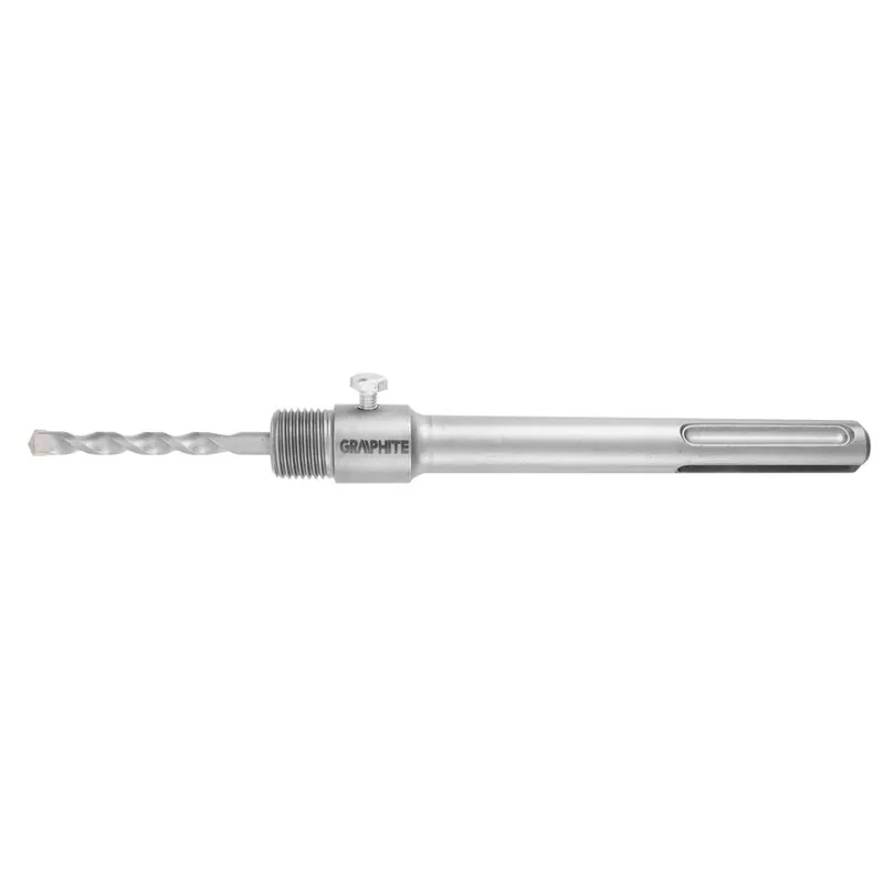 Adaptor pentru fierăstraie cu gaură SDS Max și burghiu pilot M22 190 mm 55H332 Bestseller