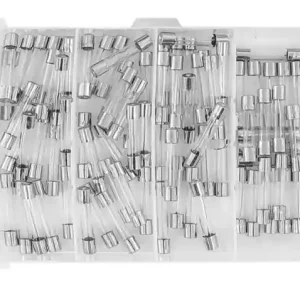 Set de siguranțe de sticlă 5A-30A 120pcs V06739 Retur ușor