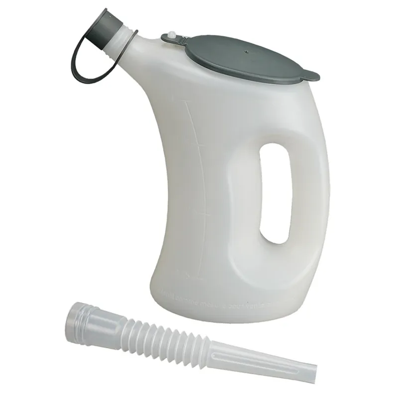 Cană gradată, cu capac - FLA-PE, transparentă, 1 l 07 621 Preț redus