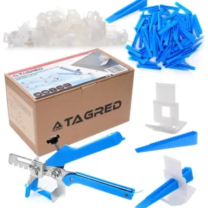 Calitate înaltă Sistem de nivelare pentru plăci ceramice, gheare, pene, cleme, set de 401 piese TA4113