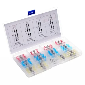 Set de manșoane termocontractabile cu staniu, ermetice, 120 bucăți TA4162 Popular