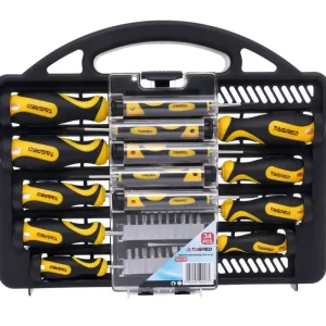 Șurubelnițe, șurubelnițe, biți, din oțel CrV, 34 piese TA1135 Retur ușor