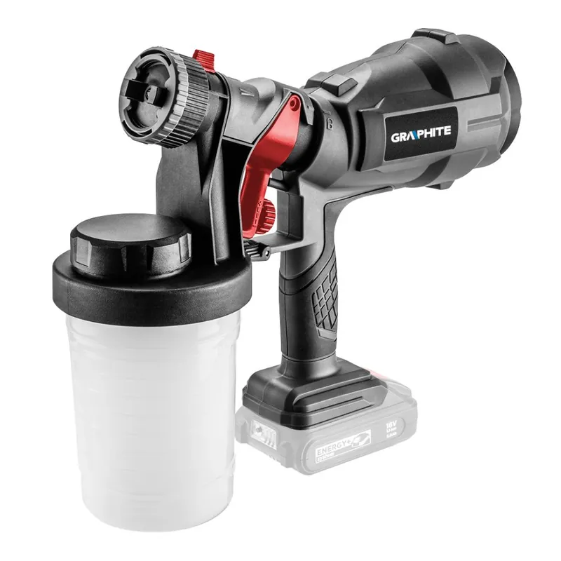 Spray Gun Energy+ 18V HVLP, Li-Ion, fără baterie 58GE103 Cumpără online