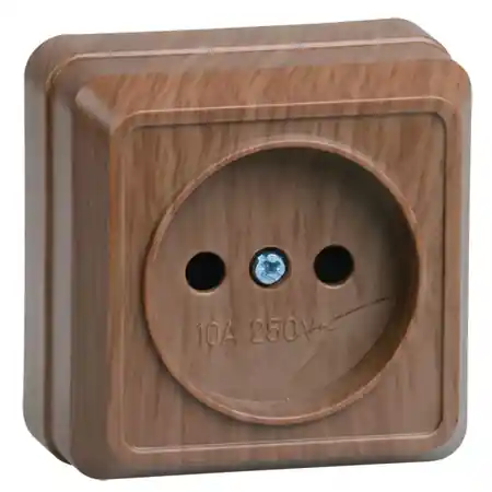 Vezi acum RS20-2-OD Simplapriza without grounding contact 10A OKTAVA (oak) Iek