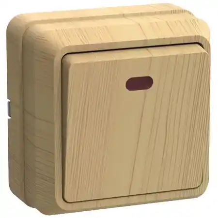 VC20-1-1-OS Intrerupator with an indicator 10A OKTAVA (pine) Iek Discount