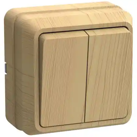 VC20-2-0-OS Dubla -butonSelector 10A OKTAVA (pine) Iek Ofertă exclusivă