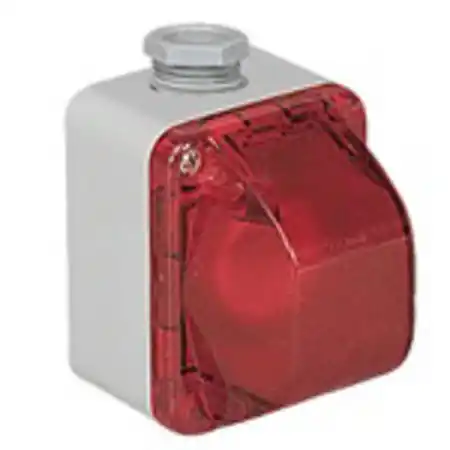 TAIS MIGNON SIGNALLING TRANSPARENT LAMP din fibra pentru montaj pe perete WITH LAMPHOLDER E14 1XM20 250V IP65 Palazzoli Nu rata