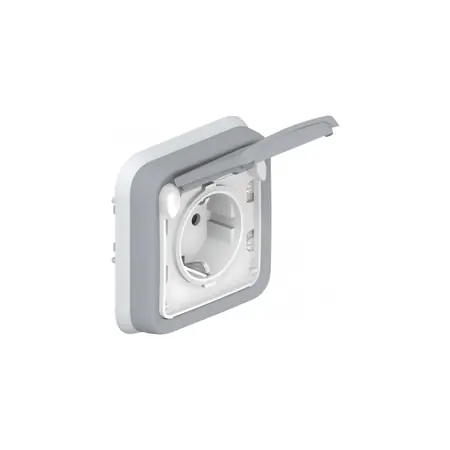 Vezi acum priza Plexo IP55 - German standard - 2P+E - flush mounting - gri Legrand
