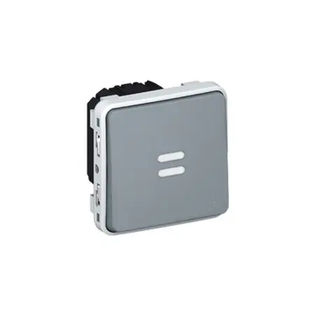 Time lag switch Plexo IP55 - illuminated electronic 250 V~ - modular - gri Legrand Preț redus