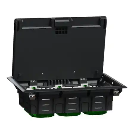 Unica system+, Doza pardoseala L,plastic,IP20, 12 module Schneider Cumpărături sigure