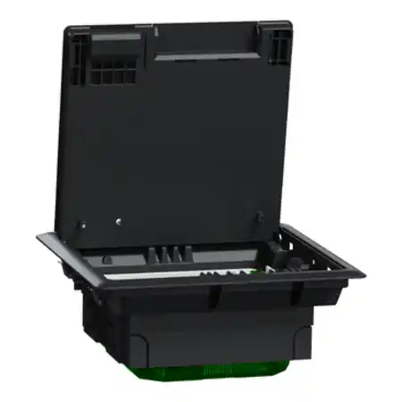 Unica system+, Doza pardoseala M,plastic,IP20, 8 module Schneider Ofertă exclusivă