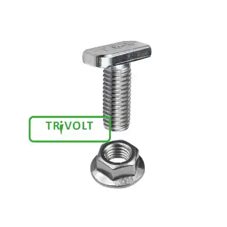 Surub tip T M10 cu piulita autoblocanta TRV Promoție