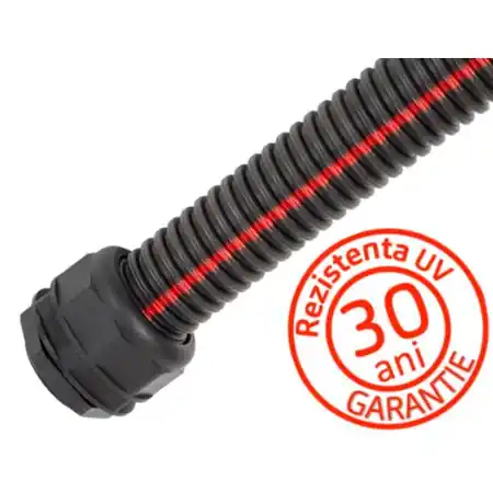 Tub gofrat cu pereti dubli R,Extro SUB L, 450N, D40, HF, stabilizat UV,cu fir si cupla Extro Preț promoțional