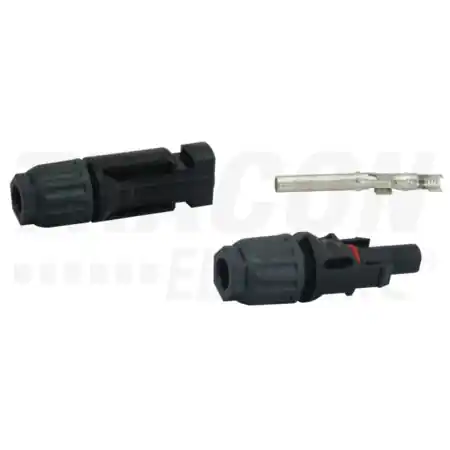 Ultima șansă Conectori panou fotovoltaic, 1 pereche SOLAR11-4AB 15A, ClassA, (PV-RH 4mm2), IP68 Tracon