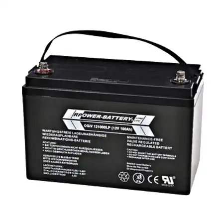 Baterie AGM Longlife 10-12 ani OGIV 12V/106Ah RPower (C20) Schrack Disponibil imediat