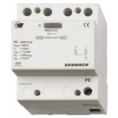 Transport gratuit Descarcator PHOTEC BC 550/12,5+contact auxiliar Schrack