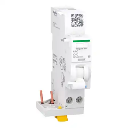 Acti9 AFDD, Bloc auxiliar detectie arc electric, 25A, pentru iC40 1P+N Schneider Livrare gratuită