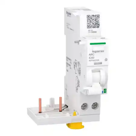 Acti9 Active AFDD, Bloc auxiliar detectie arc electric cu Powertag, 25A, pentru iC60 2P Schneider Mai ieftin