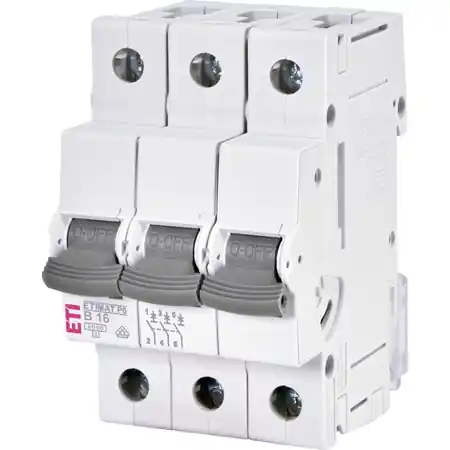 Vezi acum Întrerupător de circuit ETIMAT P6 3p B16 001900310 Eti