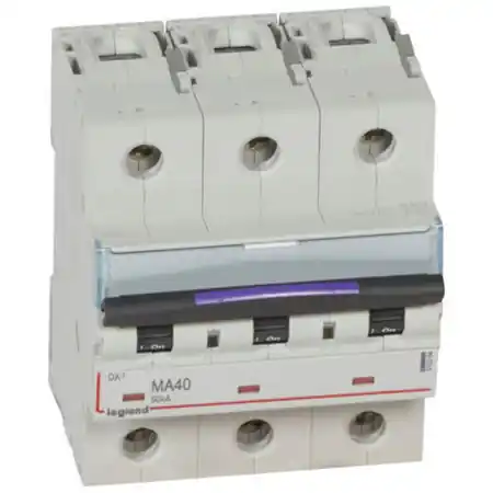 Ultima șansă Disjunctor magnetic simplu DX³-MA - 3P - 40 A - 50 kA - curba MA - 4,5M Legrand*