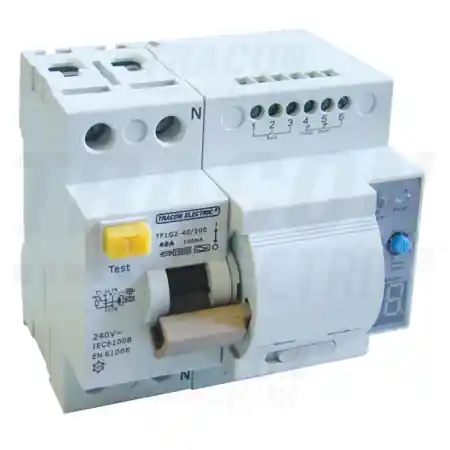 Vezi acum Bloc cu protectie diferentiala cu disp. de recuplare, 2 poli TFIG2-16030 16A, 30mA, 10kA, A / AC Tracon