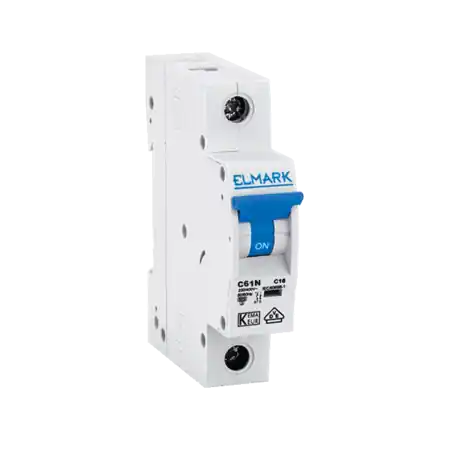 Ultima șansă SIGURANTA MCB C61N 16A 1P 6kA CURBA B NOU Elmark