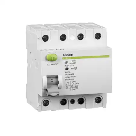 Transport gratuit Intreruptoare diferențiale Ex9L-H 4P 25A A 300mA G Noark