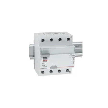 Transport gratuit Intrerupator diferential - 4P 400 V~ - 30 mA - 40 A - tip A Legrand