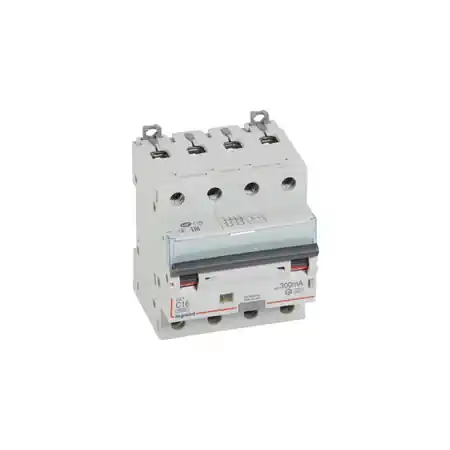 Ultima șansă Siguranta automata cu protectie diferentiala 6000 -10 kA -4P-400 V~ -16 A -300 mA -tip A Legrand*