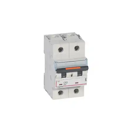 Vezi acum Siguranta automata MCB - DX³ - 25 kA - 2P - 230/400 V~ - 63 A - C curba Legrand