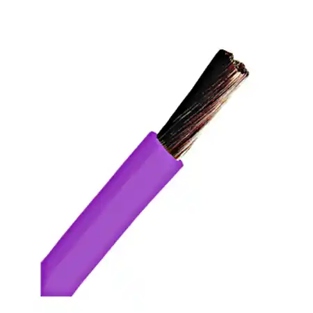 Conductor flexibil cu izolaţie din PVC H05V-K 0,5mm² violet Schrack Preț mic