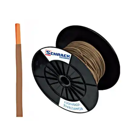 Tambur cu 200m conductor H07V-U 2,5 maro Schrack Promoție