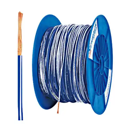 Super ofertă Tambur cuconductor H05V-K 0,75 albastru/alb Schrack