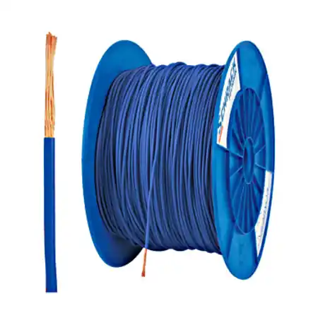 Tambur cu conductor H07V-K 1,5 albastru Schrack Chilipir