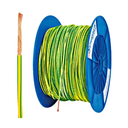 Tambur cu 200m conductor H07V-K 2,5 galben/verde Schrack Ofertă limitată
