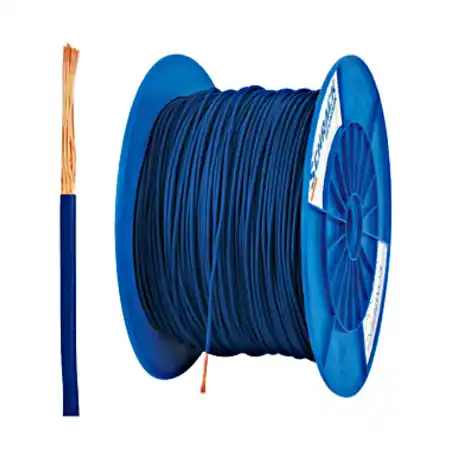 Tambur cu 200m conductor H07V-K 2,5 albastru inchis Schrack Cumpărături sigure