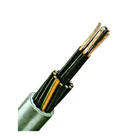 Ultima șansă Cablu comandă fără halogen HSLH-JZ 5 x 1,5 FRNC gri Schrack