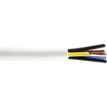 Ultima șansă Cablu flexibil cupru MYYM 5x1 mm alb H05VV-F Cavi